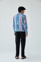Havana jacquard jacket view 6