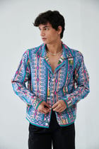 Havana jacquard jacket view 10