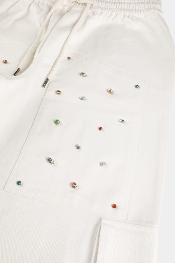 Perte D'ego — Frozen pearls cargo pants