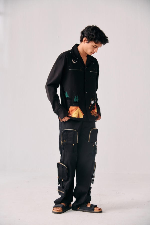 Perte D'ego — Handmade Tassels cargo pants