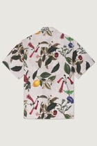 Botanical print shirt- Grey view 2