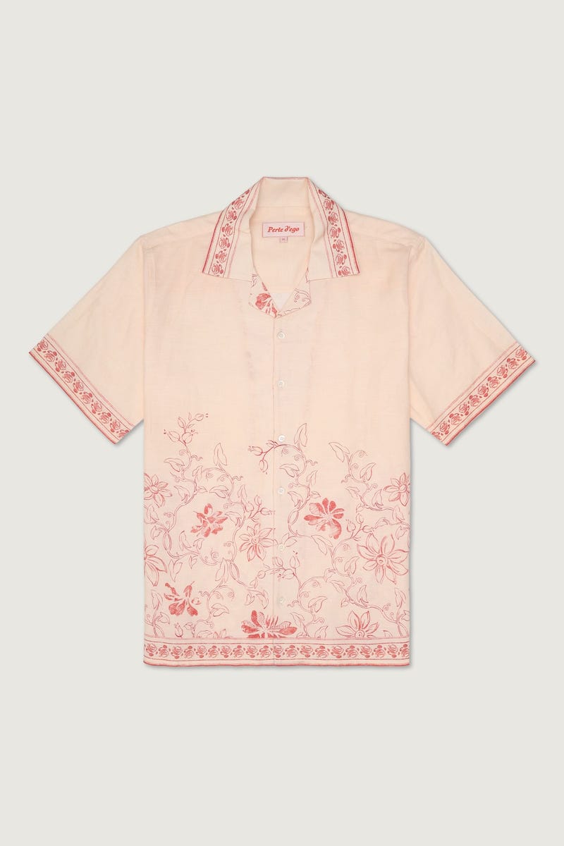 Vintage Floral sketch Shirt