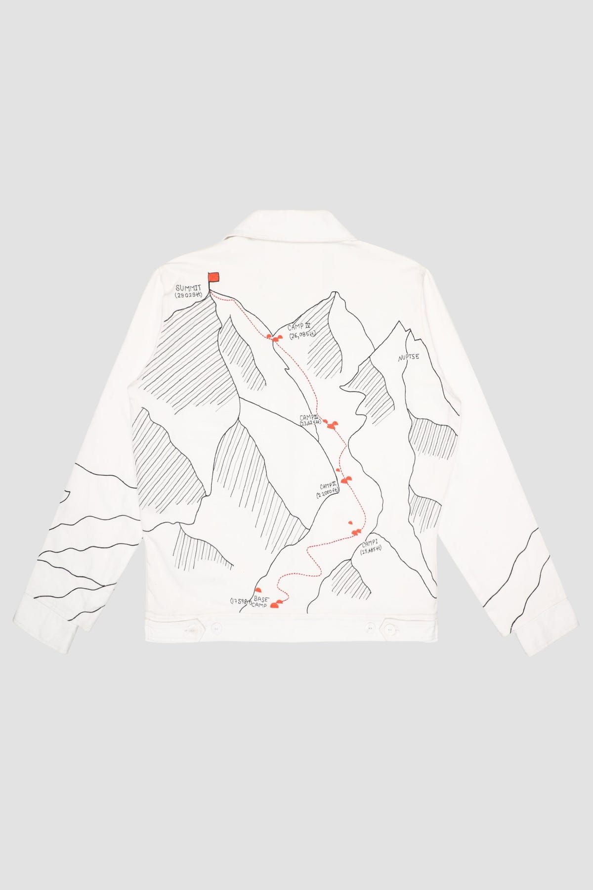 "Everest expedition" embroidered zip up jacket - image 5