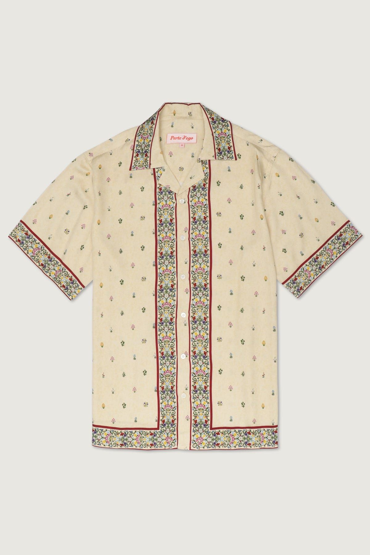 Floral border print shirt - image 1