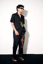 "Champagne showers" hand embroidered Shirt view 4