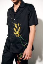 "Champagne showers" hand embroidered Shirt view 8