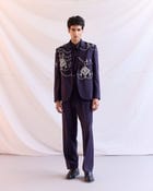 Formal pants- Purple view 2