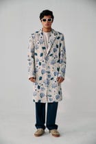 "Fifth Avenue" textured overcoat view 3