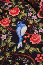 Lovers vintage print shirt- Black view 2