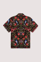Lovers vintage print shirt- Black view 3