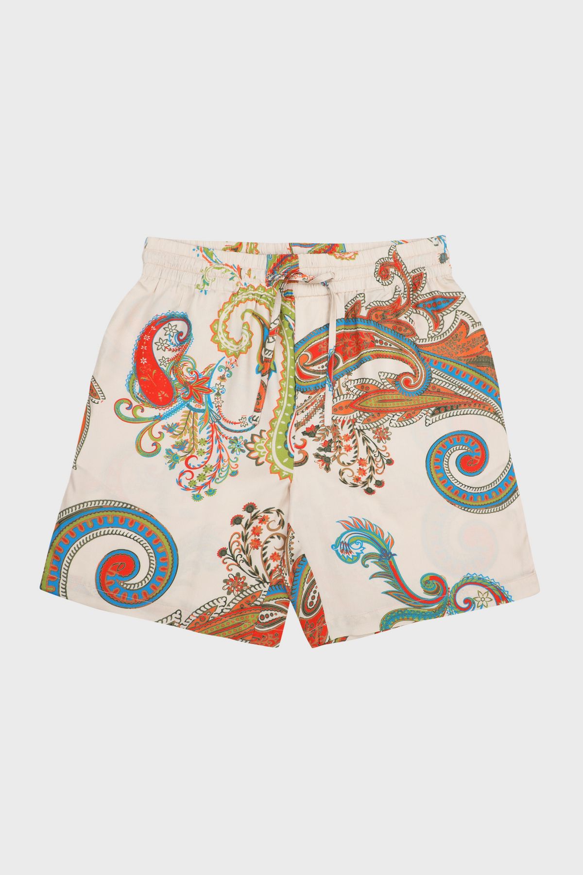 Multicolor paisley shorts - image 1