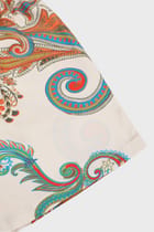 Multicolor paisley shorts view 3