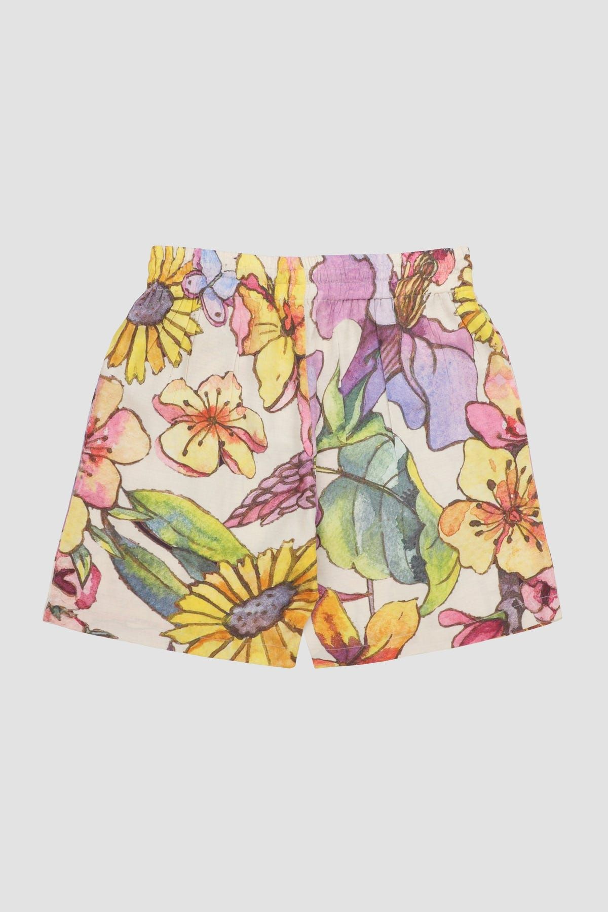 Floral sketch shorts - image 2