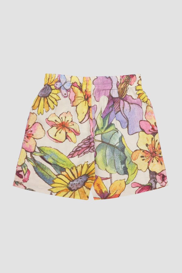 Perte D'ego — Floral sketch shorts