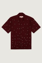 "Le trinket" hand embroidered shirt view 1