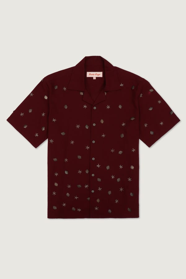 Perte D'ego — "Le trinket" hand embroidered shirt