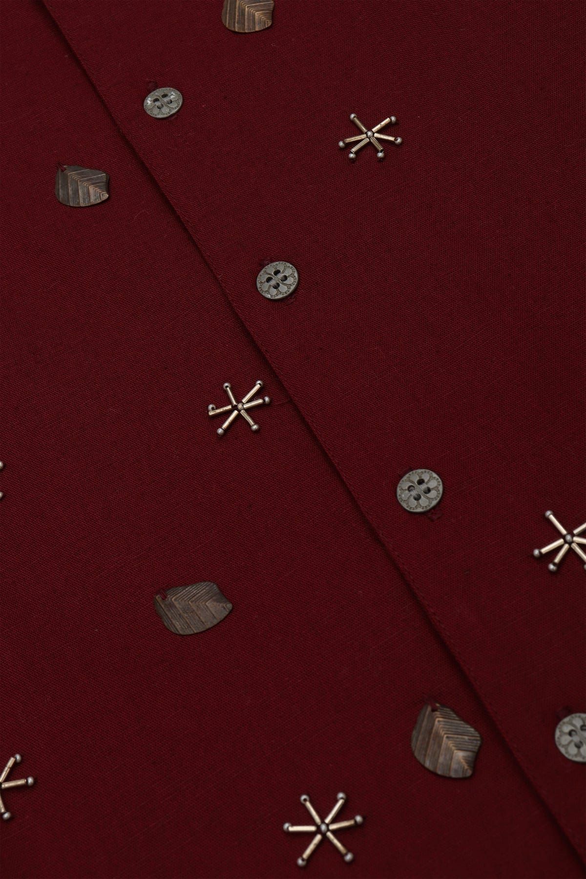 "Le trinket" hand embroidered shirt - image 5