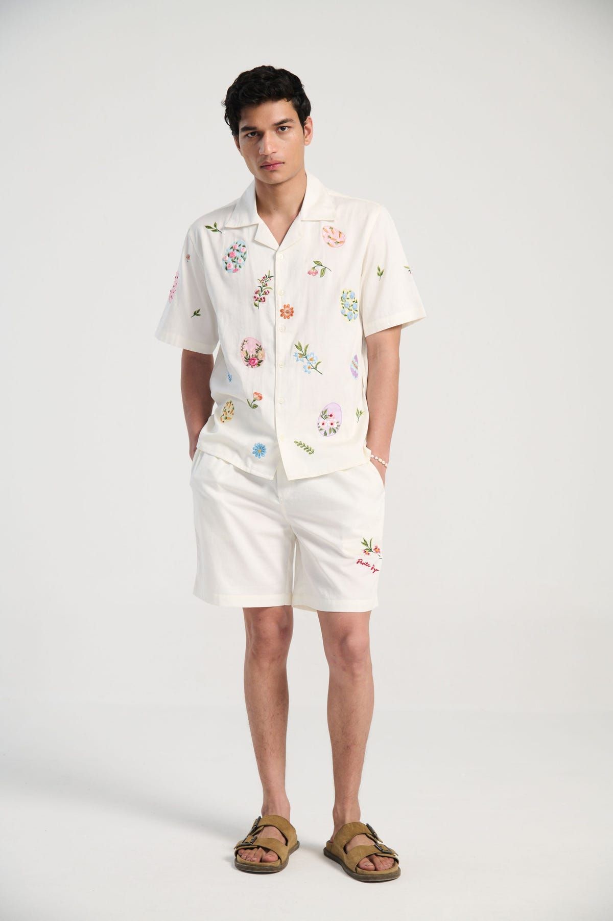 "Easter eggs" hand embroidered Shirt - image 2