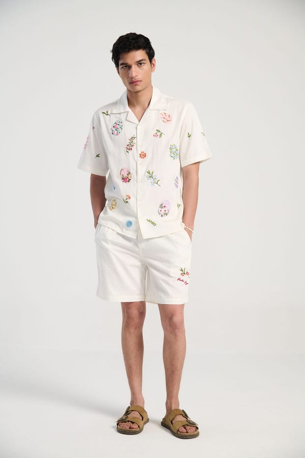 Perte D'ego — "Easter eggs" hand embroidered Shirt