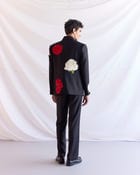 "Floral Reverie" hand embroidered Blazer view 4
