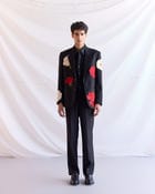 "Floral Reverie" hand embroidered Blazer view 5
