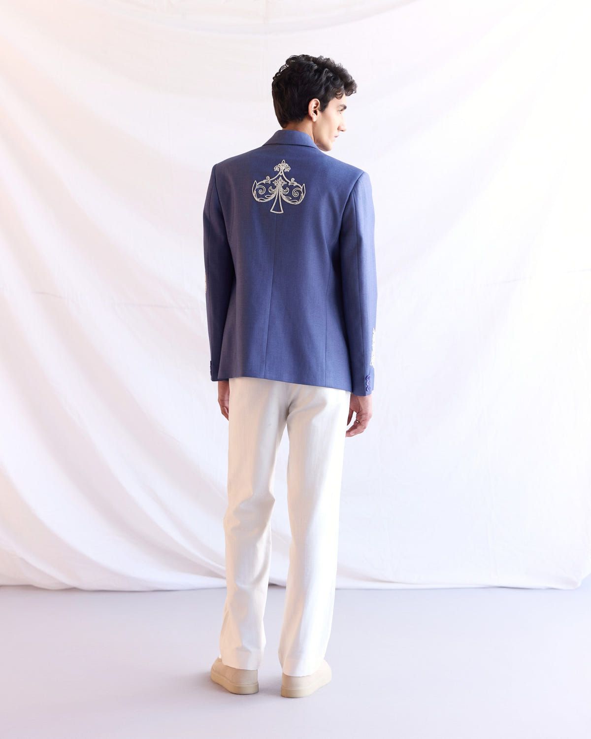 Côte d’Azur Hand Embroidered Blazer - image 7