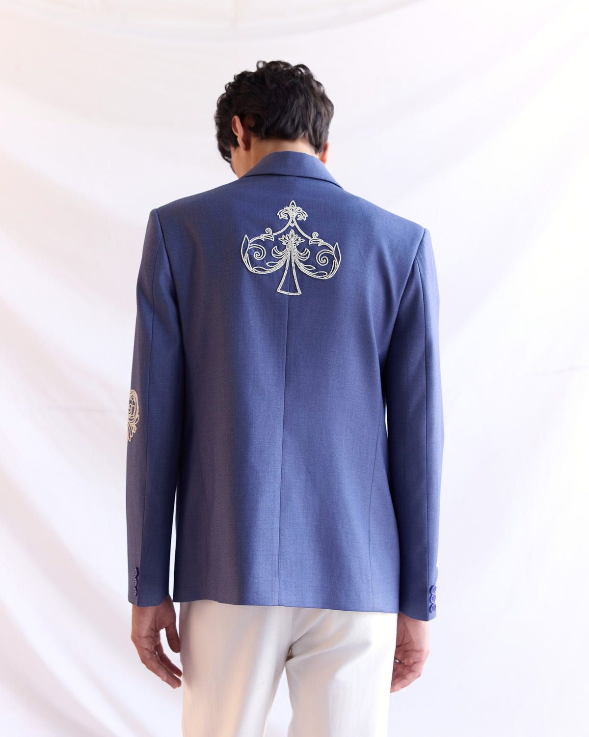 Côte d’Azur Hand Embroidered Blazer - image 8