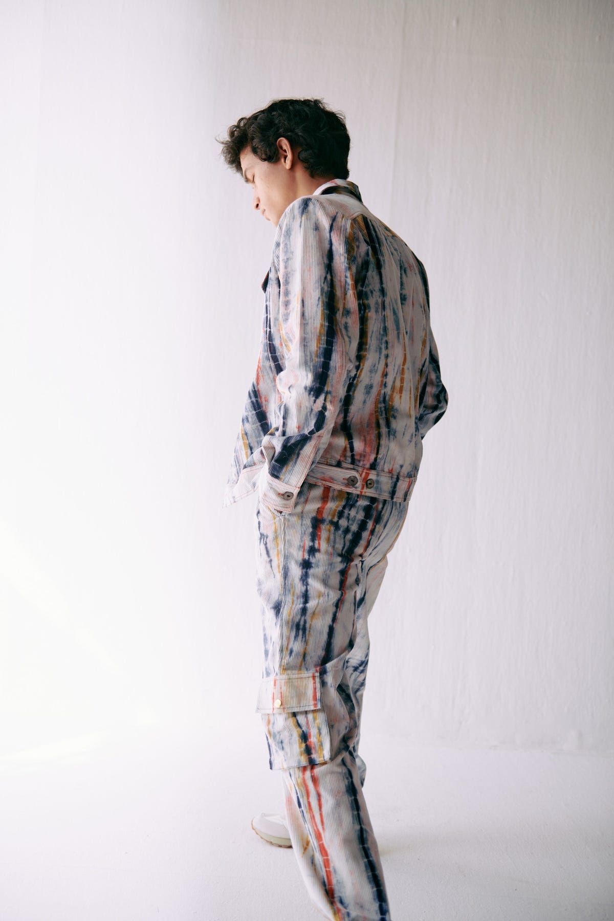 Multicolor shibori Cargo pants - image 2