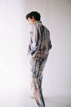 Multicolor shibori Cargo pants view 2
