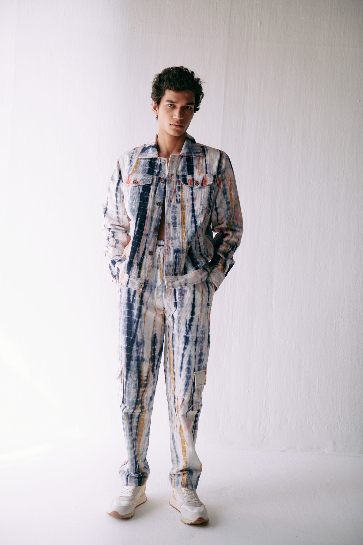 Multicolor shibori Cargo pants - image 3