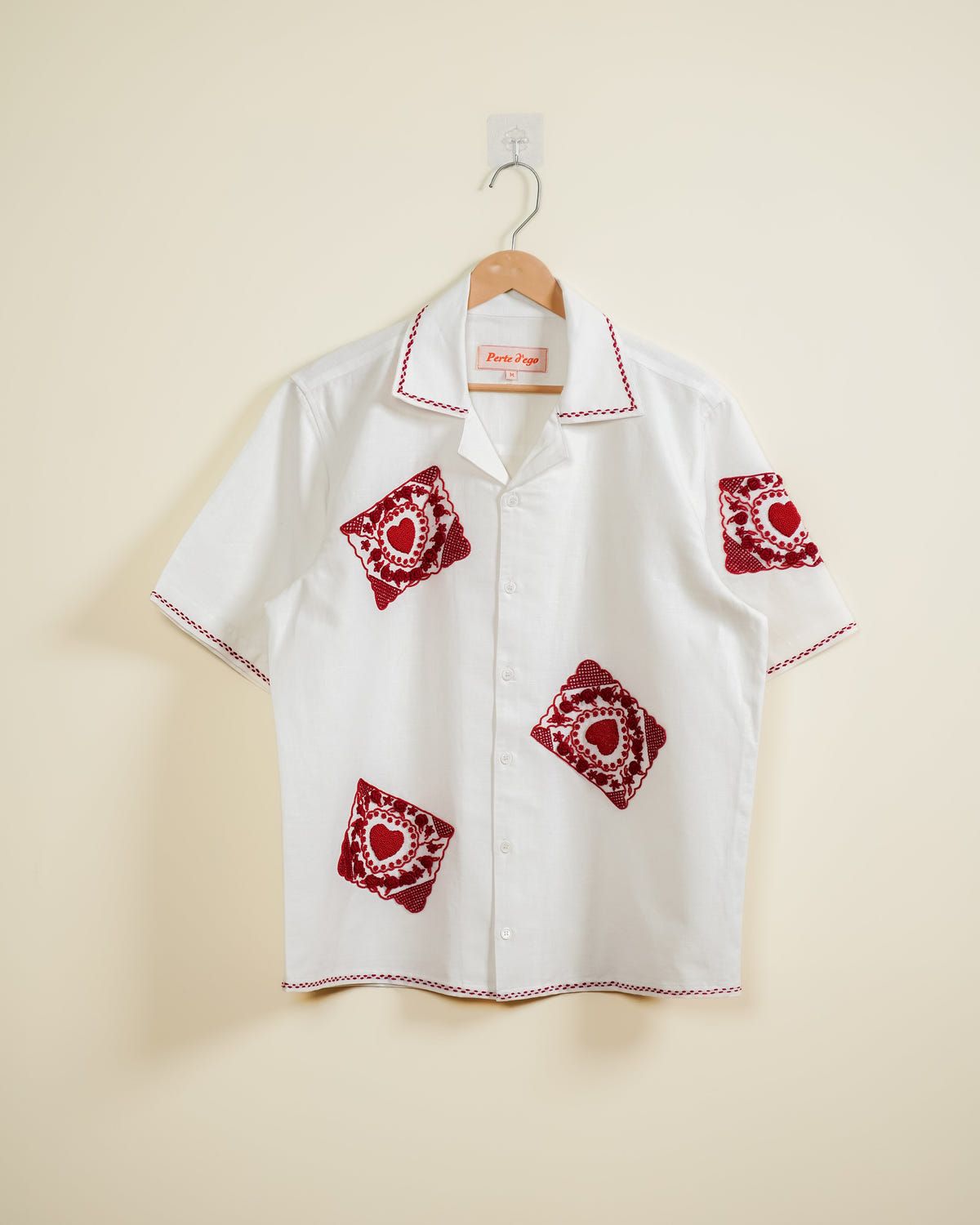 "Love letters to you" hand embroidered Shirt - image 1