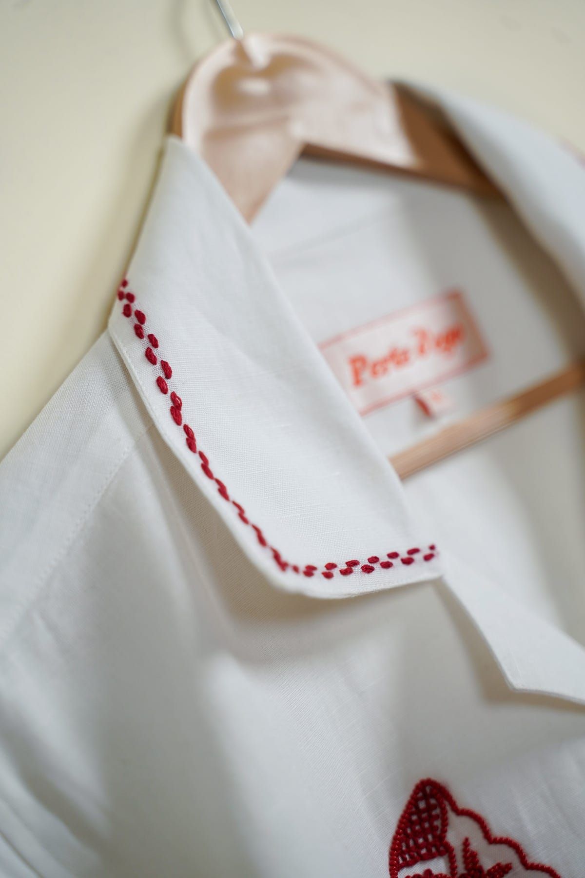 "Love letters to you" hand embroidered Shirt - image 3