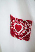 "Love letters to you" hand embroidered Shirt view 4