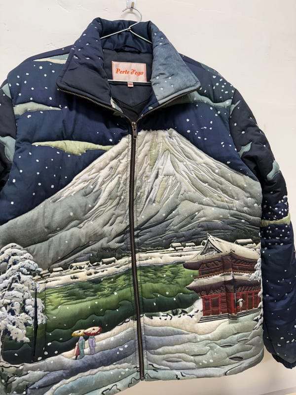 Perte D'ego — "Mount Fuji" quilted jacket