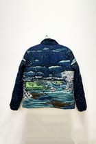 "Mount Fuji" quilted jacket view 3