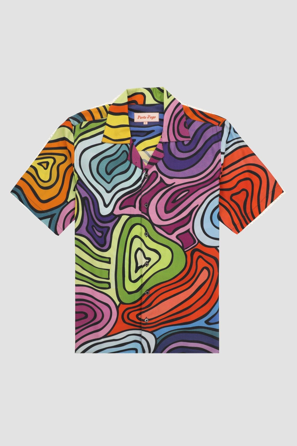 Multicolor abstract shirt - image 1