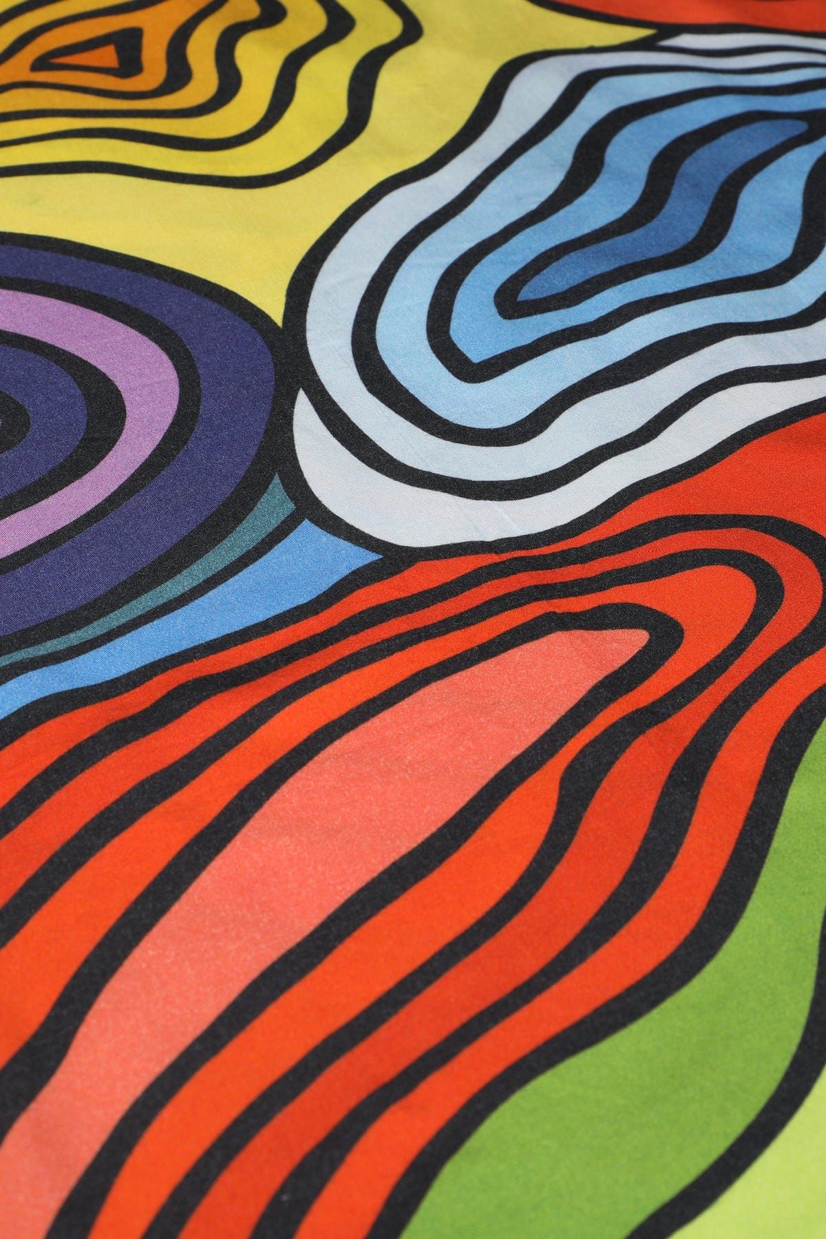 Multicolor abstract shirt - image 3
