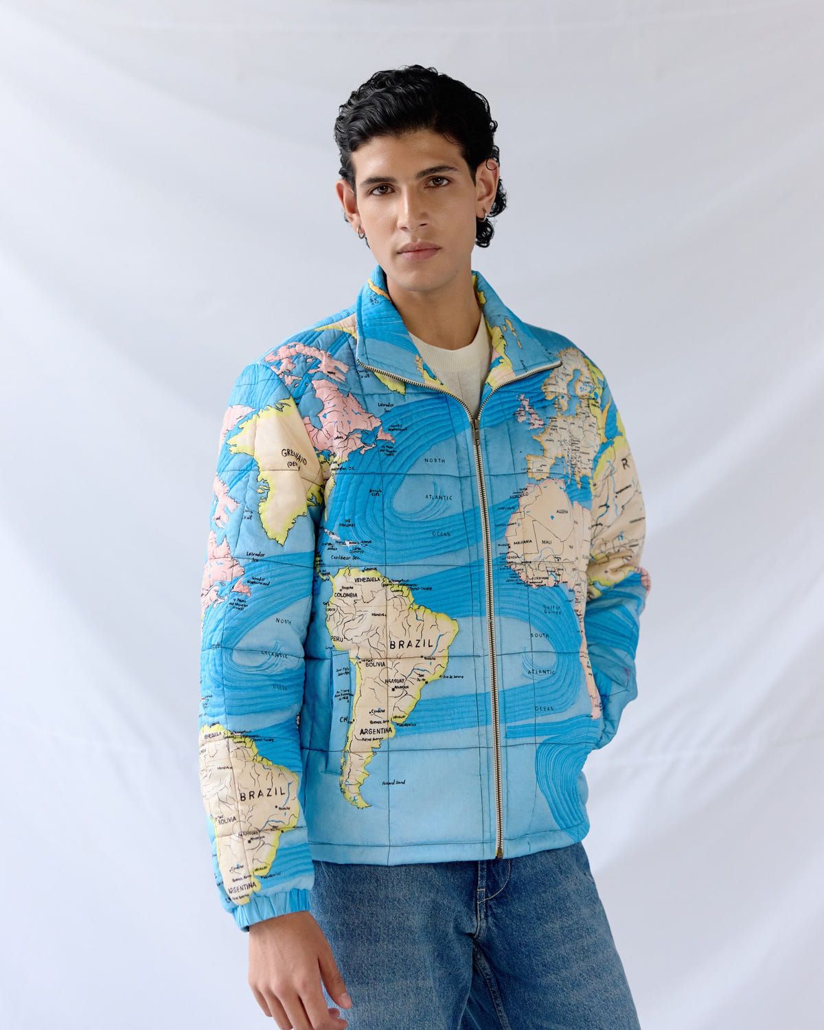"Globe Trotter" quilted jacket - image 7