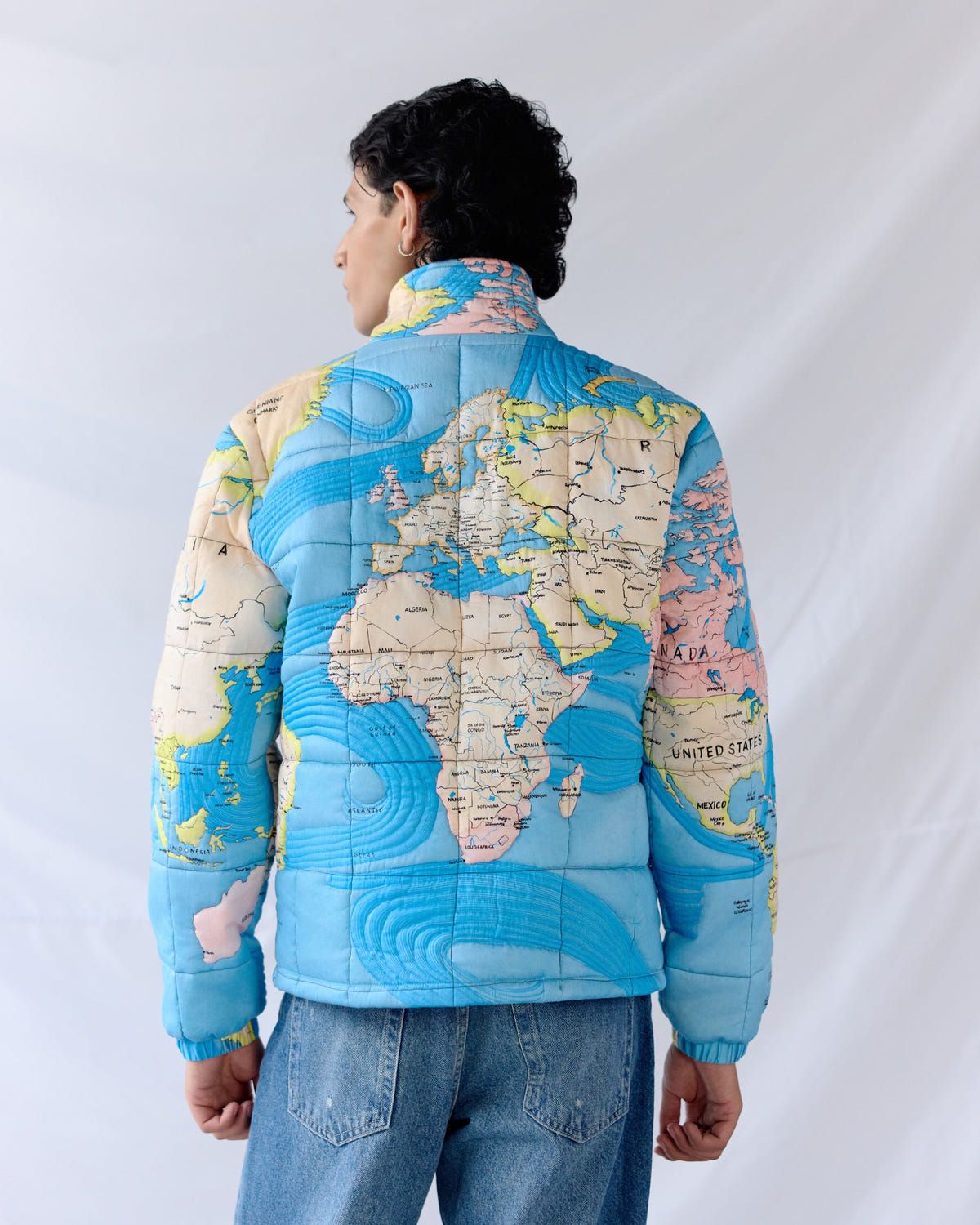 "Globe Trotter" quilted jacket - image 9