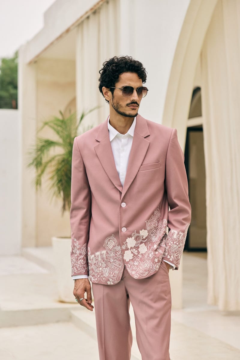 "Le Mirage" embroidered blazer