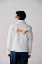 "Aprés ski" embroidered zip up jacket view 6