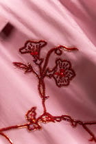 Raspberry Glaze Hand-Embroidered Shirt view 2
