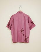 Raspberry Glaze Hand-Embroidered Shirt view 4
