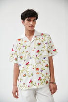 "La vallée" embroidered shirt view 1