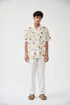 "La vallée" embroidered shirt view 6