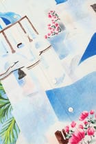 Greece watercolor shirt view 2