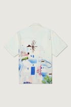 Greece watercolor shirt view 3