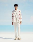 "Amour Sauvage" Hand Embroidered Blazer view 3