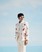 "Amour Sauvage" Hand Embroidered Blazer view 4