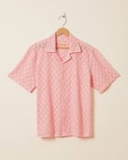 Baby pink lace shirt view 1
